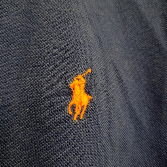 Ralph  Lauren - Blue Polo Shirt (Large) - Picture 2 of 4